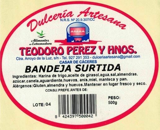 Bandeja dulces surtido - Imagen 2