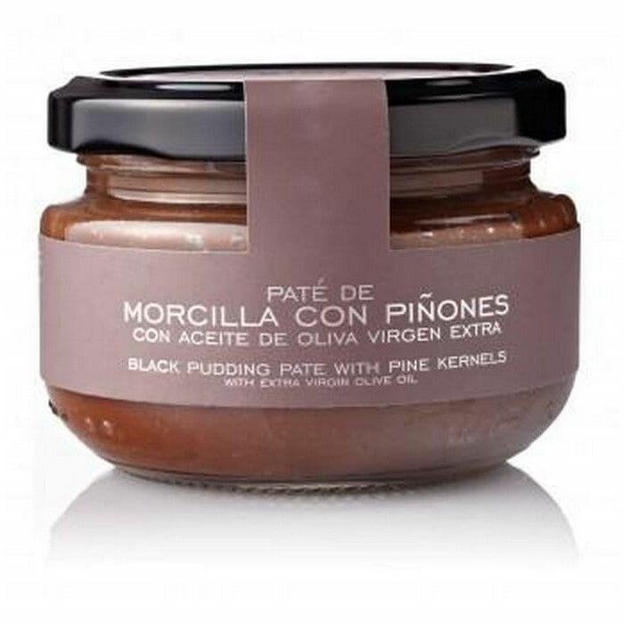Paté de Morcilla y Piñones con Aceite de Oliva Virgen Extra